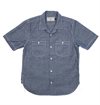 Freenote-Cloth---Dayton-Short-Sleeve-Chambray-Shirt---Blue1