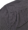 Freenote Cloth - Dayton Short Sleeve Shirt - Black Stripe