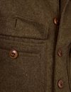 Freenote Cloth - Grafton Cropped Wool Jacket - Brown