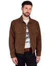 Freenote Cloth - High Low Jacket - Brown Herringbone Dobby