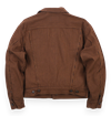 Freenote Cloth - High Low Jacket - Brown Herringbone Dobby