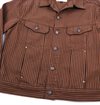 Freenote Cloth - High Low Jacket - Brown Herringbone Dobby