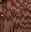 Freenote Cloth - High Low Jacket - Brown Herringbone Dobby