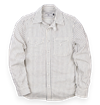 Freenote Cloth - Lambert Workwear Shirt - Cream Stripe