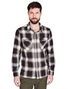 Freenote Cloth - Lancaster Plaid Shirt - Black Shadow 