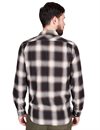 Freenote Cloth - Lancaster Plaid Shirt - Black Shadow 