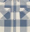 Freenote Cloth - Modern Western Shirt - Blue Buffalo Plaid