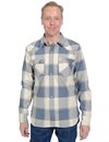 Freenote Cloth - Modern Western Shirt - Blue Buffalo Plaid