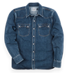 Freenote Cloth - Modern Western Shirt 11 oz - Washed Denim