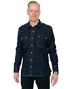 Freenote Cloth - Modern Western Shirt Rinsed Denim - 11oz