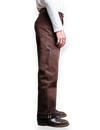 Freenote Cloth - Modesto Workwear Fit Dark Brown Denim Jeans - 15 oz
