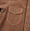 Freenote Cloth - Packard Suede Goatskin Shirt - Pecan
