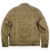 Freenote Cloth - RJ1 Riders Jacket Waxed Canvas Red Interior - Tobacco
