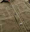 Freenote Cloth - RJ1 Riders Jacket Waxed Canvas Red Interior - Tobacco