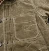Freenote Cloth - RJ1 Riders Jacket Waxed Canvas Red Interior - Tobacco