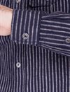 Freenote Cloth - Rancho Striped Shirt - Nautical Stripe