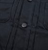 Freenote Cloth - Riders Jacket Waxed Canvas - Black