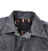 Freenote Cloth - Riders Jacket Waxed Canvas - Charcoal