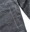 Freenote Cloth - Riders Jacket Waxed Canvas - Charcoal
