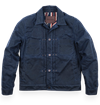 Freenote Cloth - Riders Jacket Waxed Canvas Purple Interior - Navy