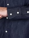 Freenote Cloth - Sinclair Western Shirt Rinsed Denim - 6 oz