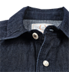 Freenote Cloth - Sinclair Western Shirt Rinsed Denim - 6 oz