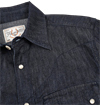 Freenote Cloth - Sinclair Western Shirt Rinsed Denim - 6 oz