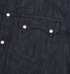 Freenote Cloth - Sinclair Western Shirt Rinsed Denim - 6 oz