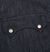 Freenote Cloth - Sinclair Western Shirt Rinsed Denim - 6 oz