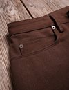 Freenote Cloth - Trabuco Classic Straight Denim Jeans - Dark Brown 15 oz