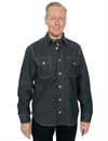 Freenote Cloth - Wells Polkadot Shirt - Black 