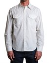 Freenote Cloth - Wells Stripe Shirt - White