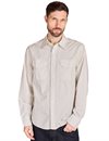 Freenote Cloth - Wells Stripe Shirt - White