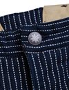 Freenote Cloth - Western Pant - Blue Dobby Stripe