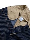 Freenote Cloth - Western Pant - Blue Dobby Stripe