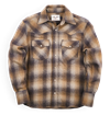 Freenote Cloth - Western Scout Flannel Shirt - Brown Shadow Plaid