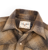 Freenote Cloth - Western Scout Flannel Shirt - Brown Shadow Plaid
