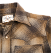 Freenote Cloth - Western Scout Flannel Shirt - Brown Shadow Plaid