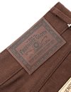 Freenote Cloth - Wilkes Western Jeans Dark Brown Denim - 15 oz