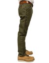 Freenote Cloth - Workers Chino Slim Fit Slub Army Green - 14 oz