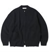 Frizmworks - Wool deck zipup cardigan - Navy