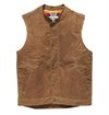 Ginew - Wax Vest Facing East Lining - Brown 