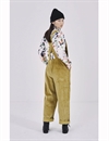 Girls Of Dust - Bib Overall 8 Wale Heavy Cords - Corn