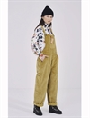 Girls Of Dust - Bib Overall 8 Wale Heavy Cords - Corn