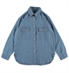 Girls Of Dust - Deck Shirt Naval Chambray - Indigo