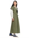 Girls Of Dust - Nurse Dress Light Cotton Drill - Cactus