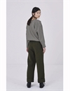 Girls Of Dust - Sailor Fatigue Kimono Cotton Pants - Khaki
