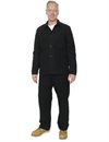 Hansen - Bertram Refined Moleskin Work Jacket - Black