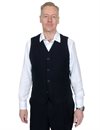 Hansen---Daniel-Classic-Waistcoat---Indigo-Herringbone-1