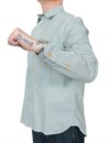 Hens Teeth - Chambray Work Shirt - Green